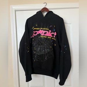 Sp5der P*NK Hoodie Set
